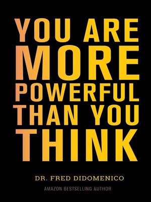 cover image of YOU ARE MORE POWERFUL THAN YOU THINK